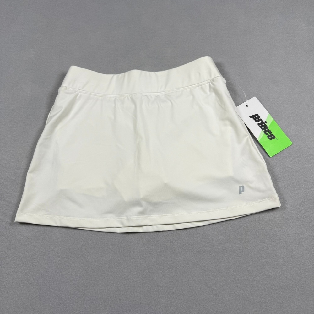 Prince Girls M 10-12 Tennis Skort White Match Core Active Athletic Skirt NWT